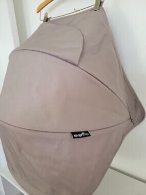 Evenflo Pivot Single Stroller Brown Fabric Canopy SunShade + Frame Holder